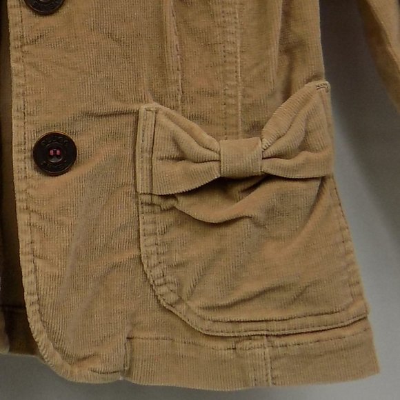 Plugg Tan Corduroy Button Front Blazer Jacket Size Small READ DESCRIPTION! - Picture 5 of 12